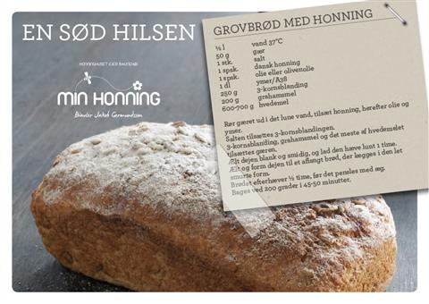 Grovbrød med honning